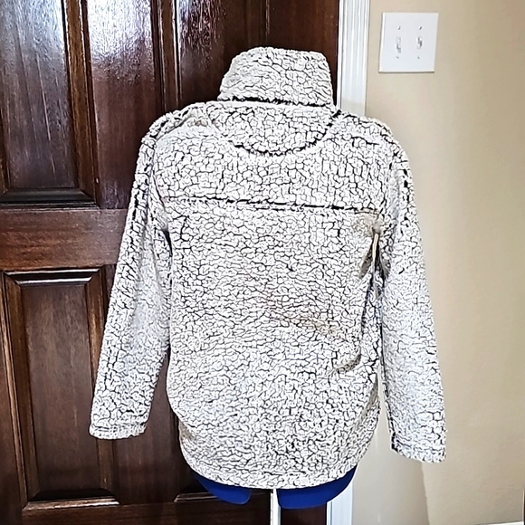 Boxercraft Baylor UniversityWomen's Sherpa Quarter Zip Pullover Gray Size Medium - Picture 2 of 5